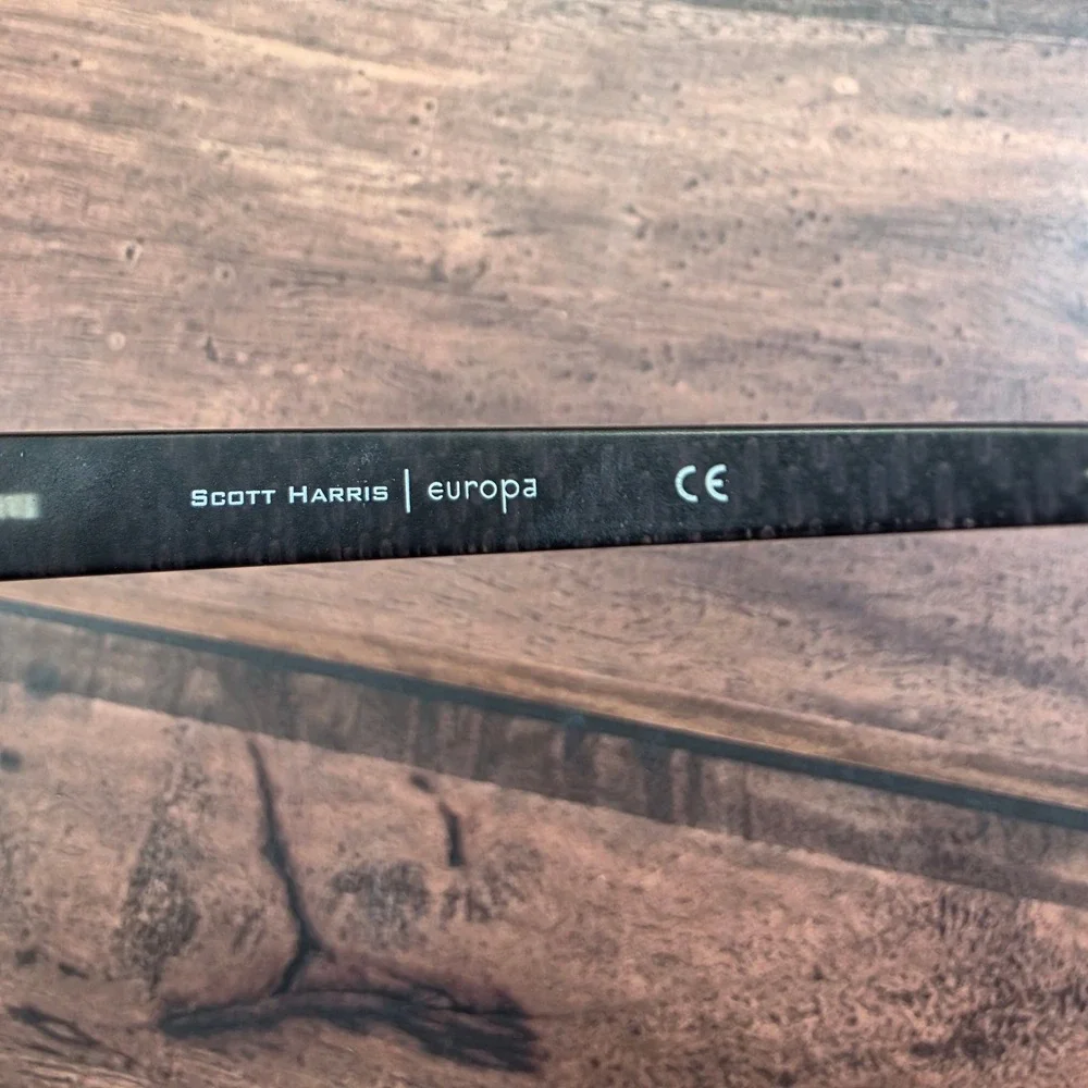 Scott Harris Europa SH-450‎ C3 Black Metal Cat Eye Eyeglass Frames 57-16-140